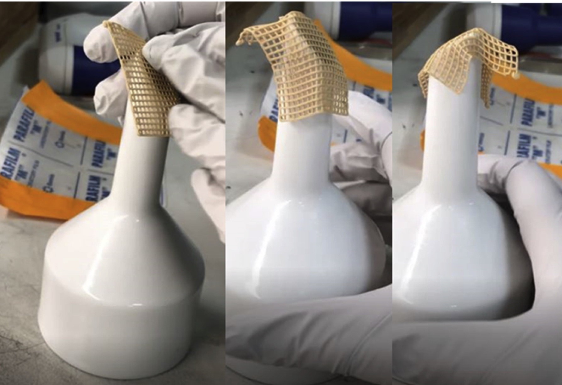 Conformable green bodies: Plastic forming of robocasted advanced ceramics (cover image)