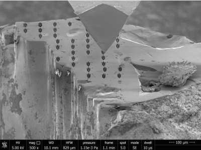 Materials up close category winner DCBs on a Cemented carbide single crystal by Max Emmanuel
