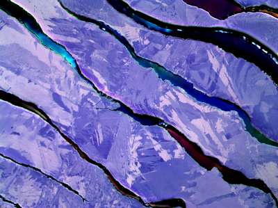 Titanium Fields by Dr Nick Weston. Highly commended in the materials up close category. 